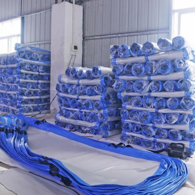 China Exercise Carbon Fiber Huale Factory Price 6m Inflatable Air Track Tumble Mat Training Equipment Jump For Gym for sale