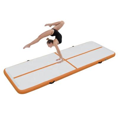 China Huale Factory Water Sports Inflatable Air Track Mat Gymnastics Tumble Gym Yoga Garden Training For Wholesaler for sale