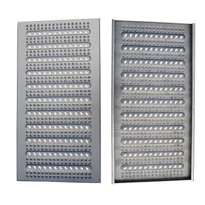 China Stainless Steel Floor Drain Cover / Metal Drain Cover Modern Outdoor / Rectangular Drain Cover for sale