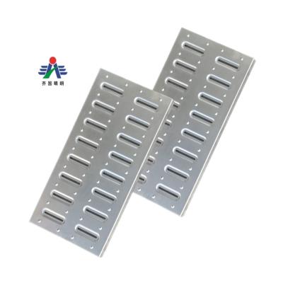 China Durable Greenhouse Drainage Gutter With Stainless Steel Grating Cover for sale