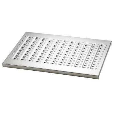 China High Quality Simple Installation Outdoor Stainless Steel Kitchen Car Wash Trench Drain Grate Covers for sale