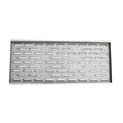 China Anti-rat scupper floor stainless steel drain grate trench cover for sale