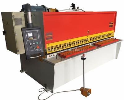 China Sheet Metallurgy QC12K-4X4000mm Swing Beam Steel Plate Cutting Machine ZC Power, NC Hydraulic Steel Swing Beam Shear for sale