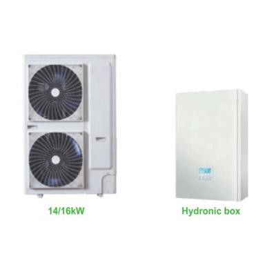 China Hotel Split Type Air Source Heat Pump With Floor Heating For Home And Office Use for sale