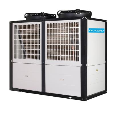 China Hotel air cooled modular heat pump with fully enclosed vortex jet compressor and enthalpy cycle operation technology for sale