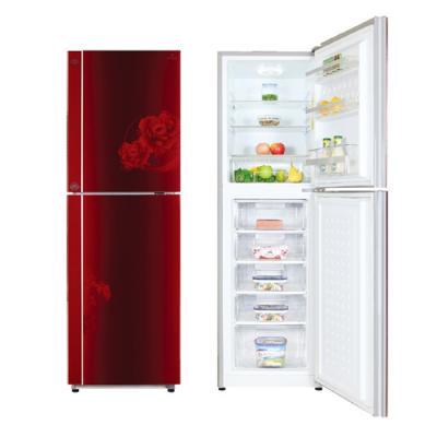 China NEW BCD251 251L COMPRESSOR 2019 Double Door Refrigerator Colorful Refrigerator for sale