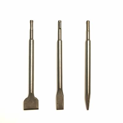 China Masonry Drilling SDS Plus Max Hex Flat Chisel Point Flute Chisel For Concrete for sale