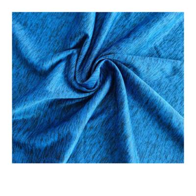 China Single low price100% polyester Shrink-resistant interlocking jersey fabric knittedsofa, T-shirt, tank top, dress knitted fabric material for sale