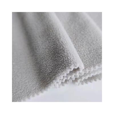 China Super Comfortable Double-Sided Machine Fleece Spandex Wholesale 100% Fleece Fabric for sale