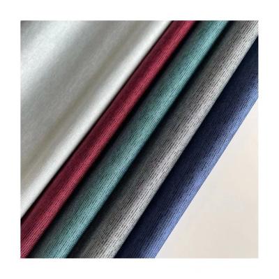 China New arrival 100% cationic double faced polyester interlock knit fabric for yoga wear and sports wear for sale