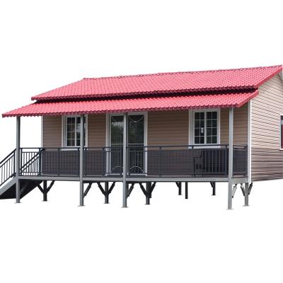 China Modern Retirment House OEM Customized Two Bedroom Prefab House Villa Home for sale