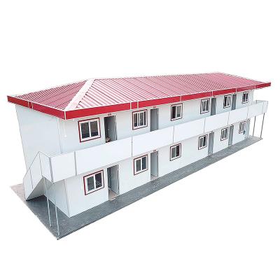 China Modern Hot Sale Mining Prefab Metal Frame Sandwich Panel House Online technical support T Shaped House for sale