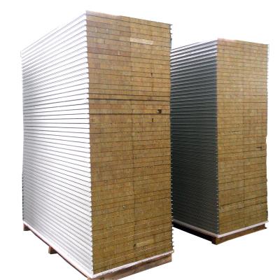 China 1150MM/950MM Rock Face Steel Sandwich Panel Fire Retardant Wool Color for sale