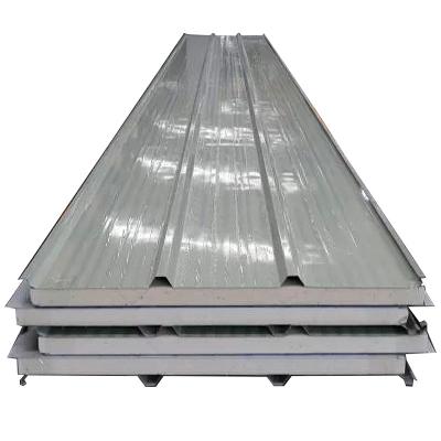 China 1050MM/960MM Class B1 Fire Resistance PU Foam Sandwich Roof Panel for sale