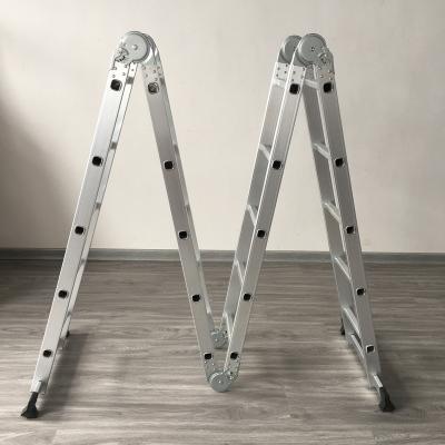 China Universal Folding Aluminum Ladders 4*4 Folding Ladders for sale