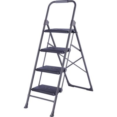 China Wide Folding Ladders Household China Price Step Ladder 4 Steps Steel Ladder for sale