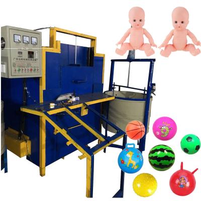 China Rotomolding Product PVC Dolls Turning Molding PVC Products Casting Machine With Ovens Turning Doll Making Machine for sale