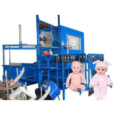 China Factory Price High Quality Babies Design Barbie Doll Cheap Roll Machine Soft Toys Factory For Dolls PVC Rolling Casting Machine for sale