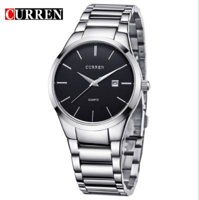 China 2019 trend simple non-specific Curren 8106 men watches top brand Japan quartz movement business luxury watch for sale