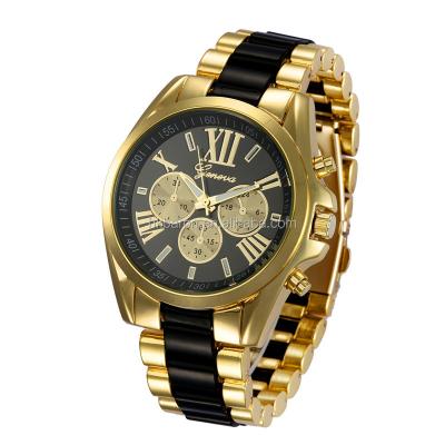 China Fashion high quality Roman numerals new arrival western non-specific Geneva quartz wristwatches for men and women wholesale for sale