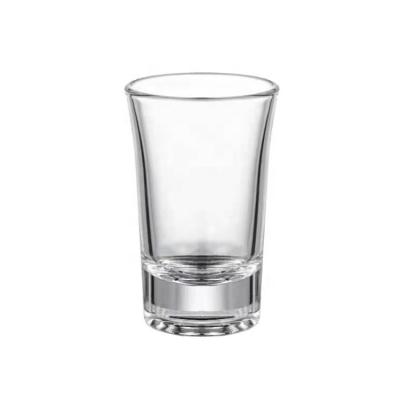 China CLASSIC 1.5 oz heavy low shot glass for whiskey, tequila, vodka and DIY for sale