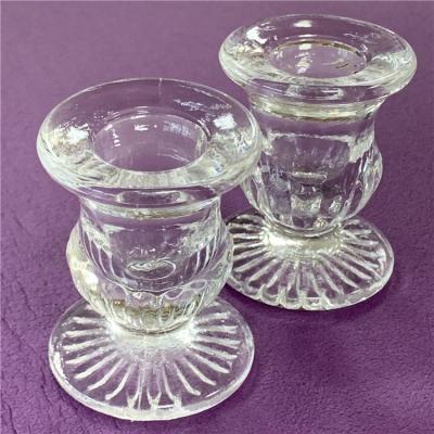 China Weddings Clear Glass Candle Holder - 2.5