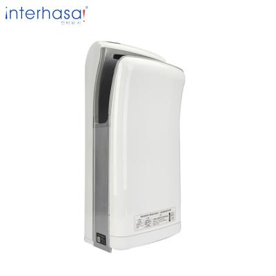 China Automatic Binary Side Air Jet Abs Plastic Hand Dryer RoHS High-spreed Heavy Wind Hand Air CE Twin Jet Double Sided Air Dryer for sale