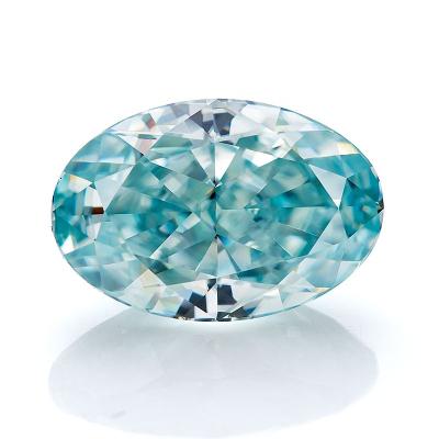 China Game or Fire Color Holycome 7*9mm VVS1 Crushed Ice Oval Cut Light Blue Loose Moissanite Small Oval Moissanite Pledge for sale