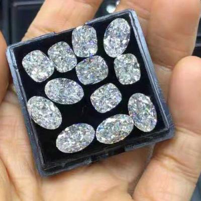 China Color Play Or Fire Crushed Ice Ay Hybrid Oval 7x9mm Cut Loose Moissanite Professional Factory D VVS1 Moissanite Diamond Ring Moissanite Supplier for sale