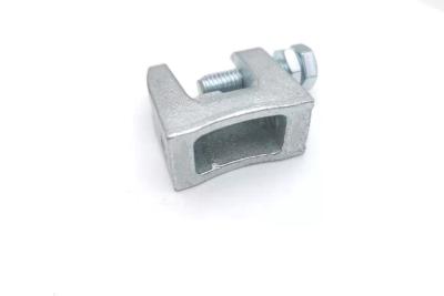 China M6 H Beam Clamp Fastener White Galvanized Iron Steel for sale