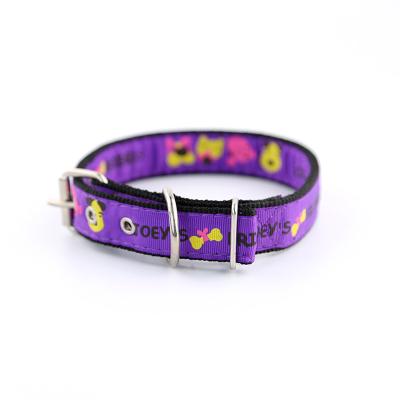 China New Style Personalized Link Collar Pet Accessories Color Dog Pattern Animal Collar for sale