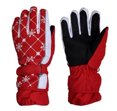 China women's winter ski gloves；snowboard gloves for sale