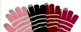 China knitted touch screen gloves for sale