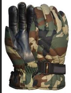 China camo winter military gloves for sale