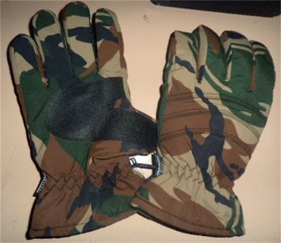 China camo winter military gloves for sale