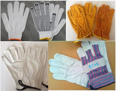 China Work gloves , cotton gloves , leather gloves , safety gloves for sale