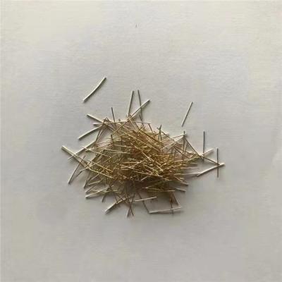 China High Strength Micro Brass Coated Steel Fiber For UHPC for sale