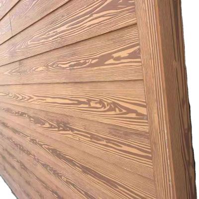 China Outdoor Perforated Corrugated Fiber Cement Wall Panels Cement Particle Board for sale