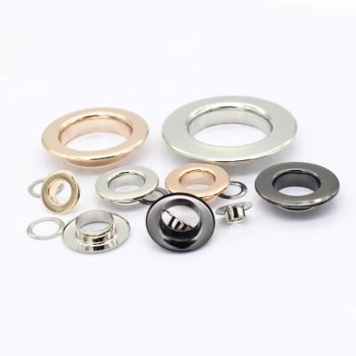 China Wholesale Custom Metal Hardware Bag Accessories Round Shoe Hat Accessory Metal Grommet For Bag for sale