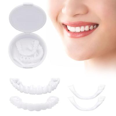 China For Home Use Stimulant Lower False Teeth Cover Denture Teeth For Denture Dental Oral Simulated Whitening Braces for sale