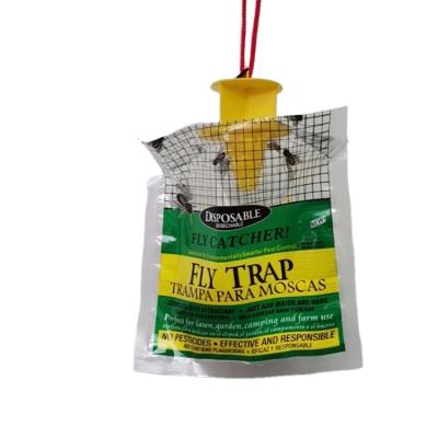 China Disposable Non-Toxic Garden Fly Killer Catcher Trap Insect Home Hanging Bag for sale