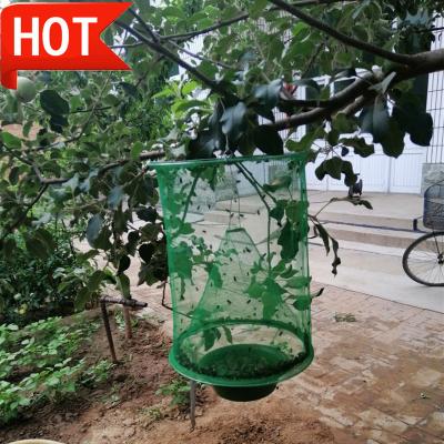 China Ranch Trap Catcher Fly Catcher Reusable Hanging Folding Effect Newest Hot Outdoor Effective Fly Trap Pilots Fly Control for sale