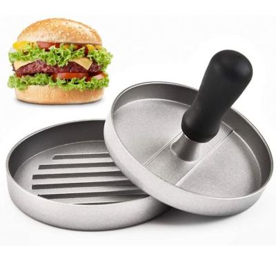 China Latest Sustainable Stainless Steel Easy To Clean And Non Sticking Burger Makes Filling Slider Beef Press Burger for sale