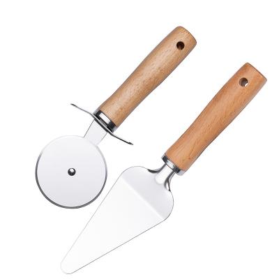 China Sustainable Handles Large And Small Pizza Split Suit Pizza Cutter With Cheese Slicer for sale