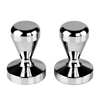 China Viable Hot Selling 51mm 53mm 58mm Stainless Steel Espresso Powder Coffee Tamper for sale