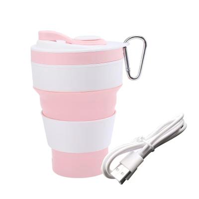 China Minimalist Covered Lid And Straw Baby Silicone Folding Folding Cup Skate Cup for sale