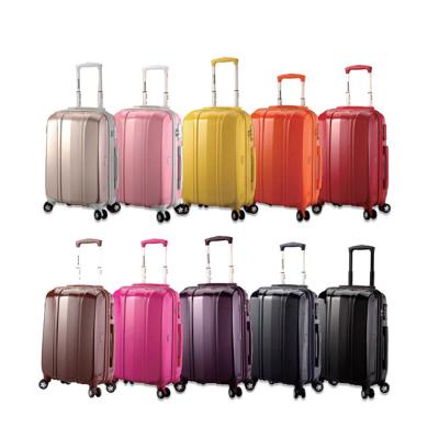 China ABS Travel Luggage Bags ABS Hard Shell Trolley Filter End Cap Luggage Set for sale