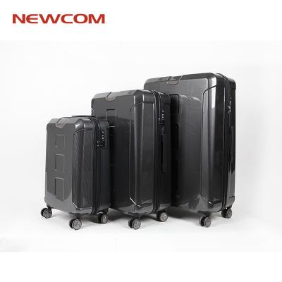 China Convenient Business TSA Lock Trolley Bag ABS PC Luggage Travel Trolley Smart Urban Luggage Suitcase for sale