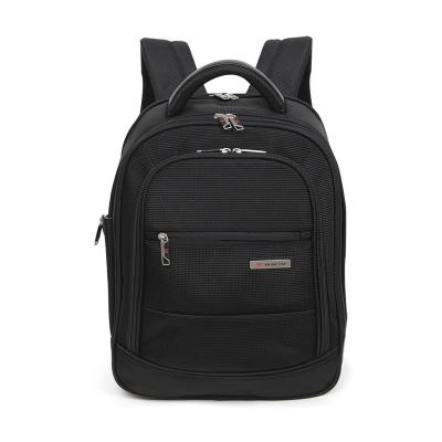 China Newcom Black Classic Backpack Big Capacity Outdoor Nylon Business Daily Laptop Backpack for sale