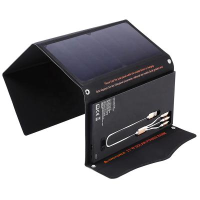 China Yard Force Solar Powerbank 13000 mAh battery with USB-A and C connection, integrated 21W solar panels, digital display-LX PB21 158x284mm for sale